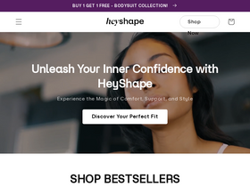 HEYSHAPE website screenshot