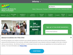 'shponline.co.uk' screenshot