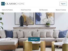 'classichome.com' screenshot