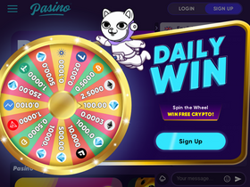 'pasino.com' screenshot