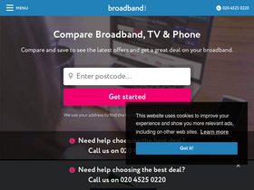 'broadband-finder.co.uk' screenshot