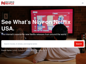 'whatsnewonnetflix.com' screenshot