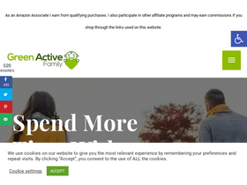 'greenactivefamily.com' screenshot