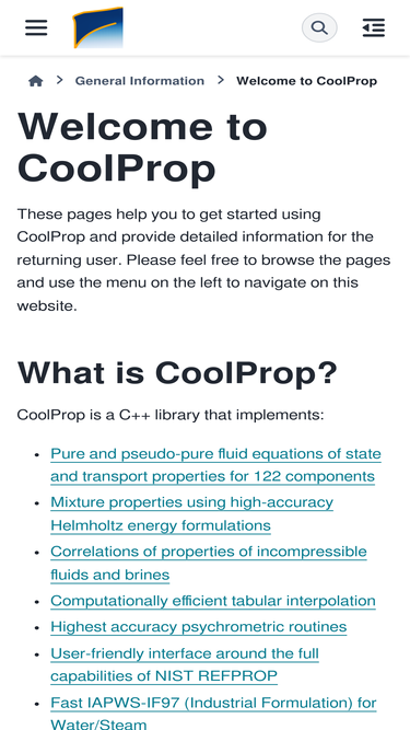 coolprop.org