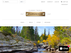 classictacklepurveyor.com homepage screenshot