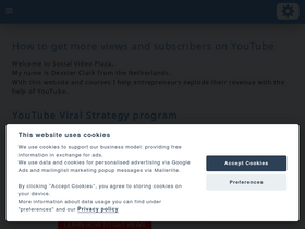 'socialvideoplaza.com' screenshot