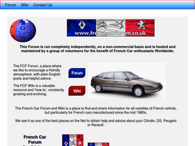 'frenchcarforum.co.uk' screenshot