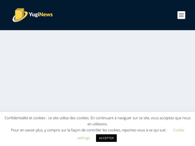'yuginews.fr' screenshot