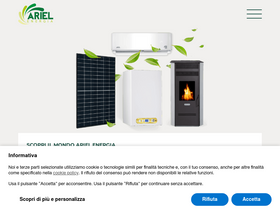 'arielenergia.it' screenshot