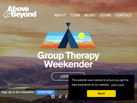 'aboveandbeyond.nu' screenshot