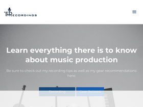 'thehomerecordings.com' screenshot