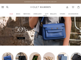 'violethamden.com' screenshot