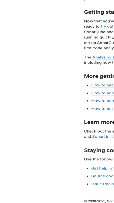 docs.sonarqube.org