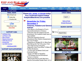 'keepandbeararms.com' screenshot