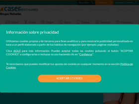 'caser.es' screenshot