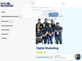 'digitalscholar.in' screenshot