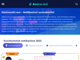 'kasinonetti.com' screenshot