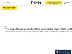 'thedickinsonpress.com' screenshot