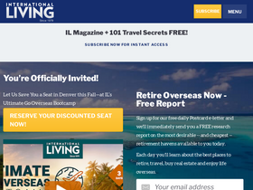 'internationalliving.com' screenshot