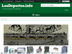 'los-deportes.info' screenshot