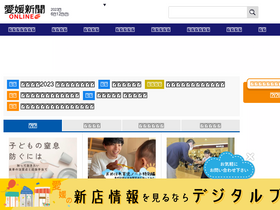 'ehime-np.co.jp' screenshot