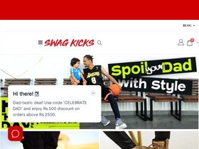 'swag-kicks.com' screenshot