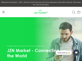 jznmarket.com homepage screenshot