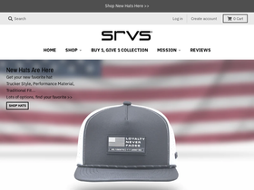 srvsgear.com homepage screenshot