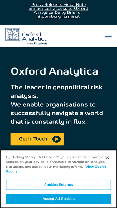 Stratfor: The World's Leading Geopolitical Intelligence Platform