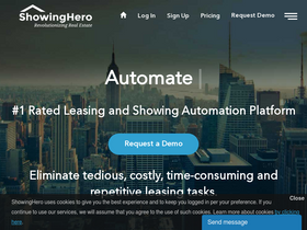 'showinghero.com' screenshot