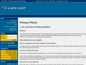 'flatcast.com' screenshot