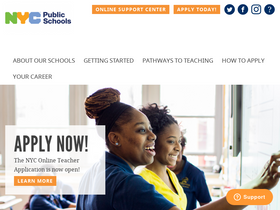 'teachnyc.net' screenshot