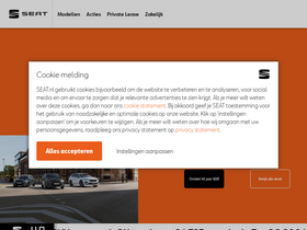 'seat.nl' screenshot