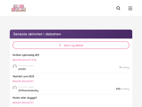 'min-mave.dk' screenshot