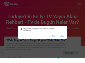 'tvyayinakisi.com' screenshot