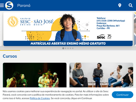 'sescpr.com.br' screenshot