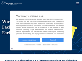'vogel.de' screenshot