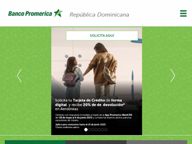 'promerica.com.do' screenshot