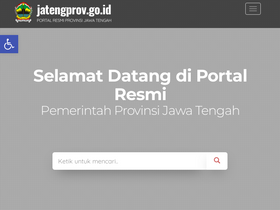 'jatengprov.go.id' screenshot
