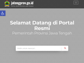 'ebudgeting.jatengprov.go.id' screenshot