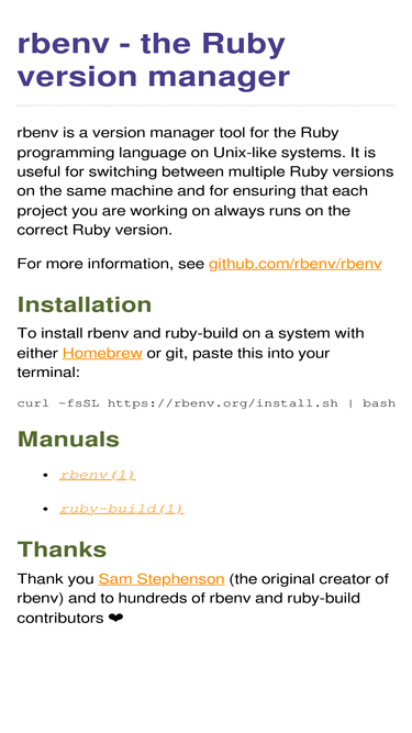 rbenv.org