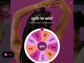 '4conly.com' screenshot