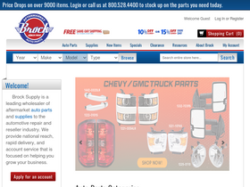'brocksupply.com' screenshot