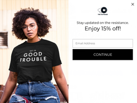 The Outrage website screenshot