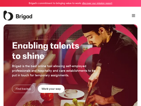 'brigad.co' screenshot