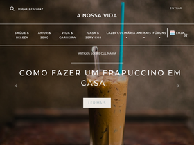 'anossavida.pt' screenshot