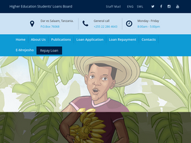 'heslb.go.tz' screenshot