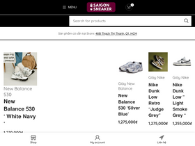 'saigonsneaker.com' screenshot