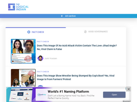 'thelogicalindian.com' screenshot