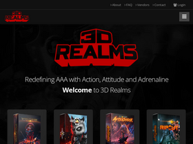 '3drealms.com' screenshot